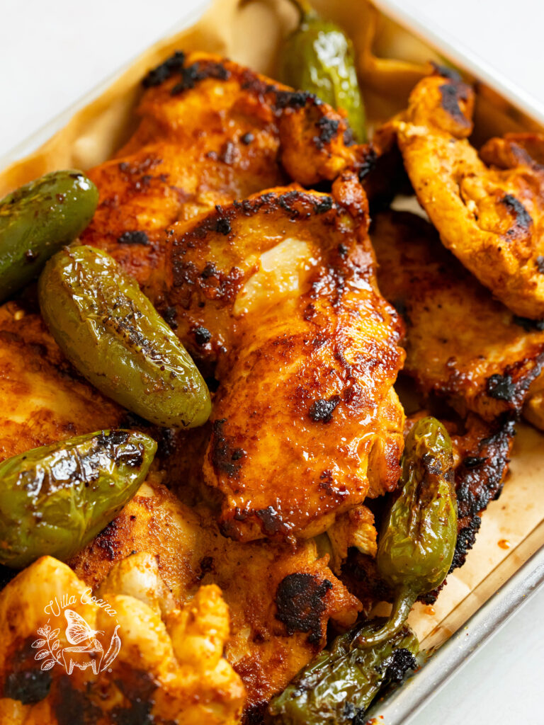 Pan-seared jalapeño chicken 